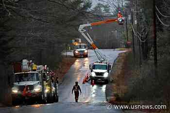 Utility Crews Continue Work After Strong Gusts Buffet Maine