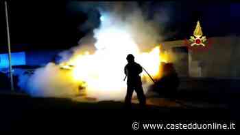 Pirri, due auto in fiamme in via Magenta: intervengono i vigili del fuoco - Casteddu Online