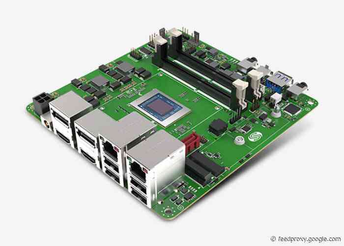 New Sapphire AMD Ryzen Embedded V2000 processor motherboard unveiled