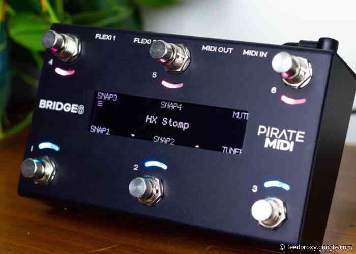Bridge6 next generation MIDI foot controller