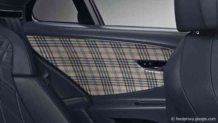 Bentley adds tweed to its custom interior options