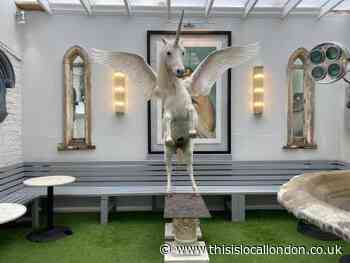 Giant one-off unicorn goes up for auction in Teddington