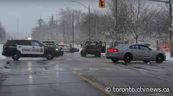 Driver charged after boy struck, critically injured by pickup truck at crosswalk in Hamilton, Ont.