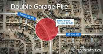 Detached garage destroyed by fire in Temple Tuesday