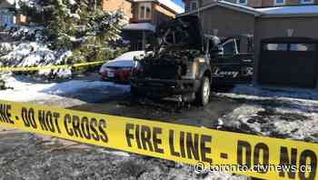 Witnesses sought after six tow trucks set on fire over several days in Toronto, York Region