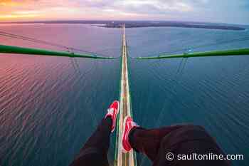 Social media post backfires on Mackinaw Bridge walker