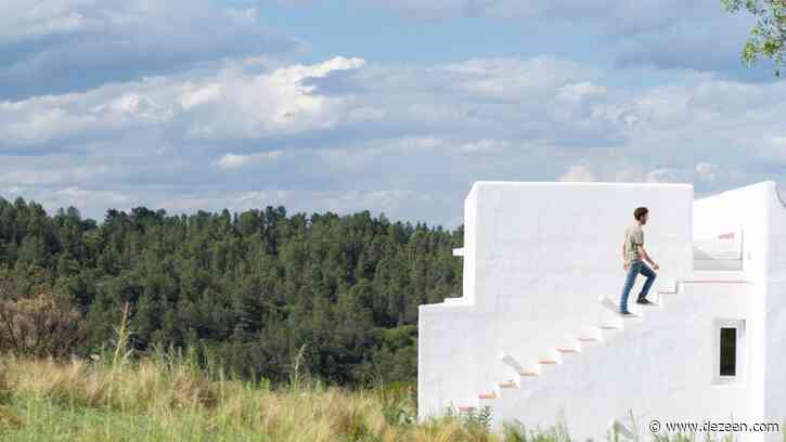 Ibizan architecture influences white walls of Casa Elisa in Argentina