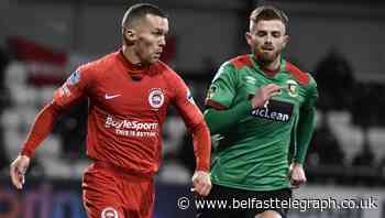 Larne win County Antrim Shield to end 33 year trophy wait as hometown man Jeff Hughes nets decisive penalty