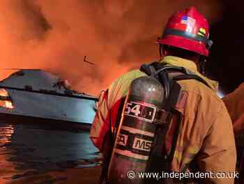Families of dive boat fire victims react as captain charged with manslaughter over 34 deaths