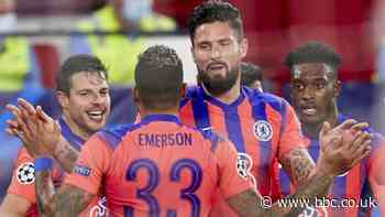 Giroud scores four as Chelsea sink Sevilla to win group