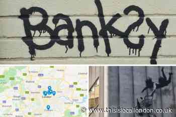 Map shows Banksy street art in the UK