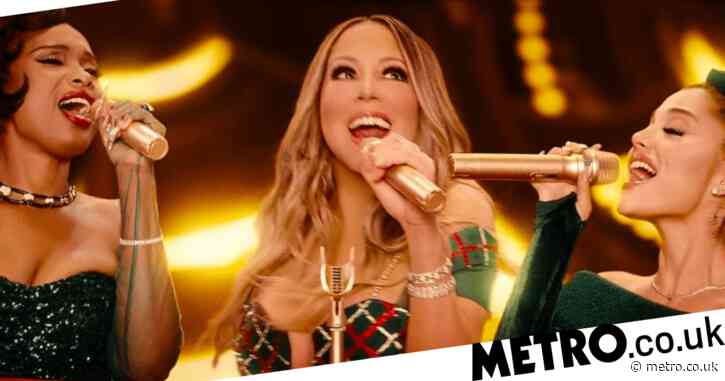 Mariah Carey drops first teaser of Ariana Grande and Jennifer Hudson duet ahead of Christmas special