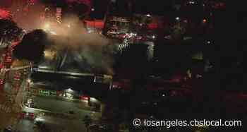 Blaze Rips Through Commercial Building Complex In Pico-Union - CBS Los Angeles