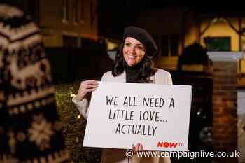 Now TV enlists Martine McCutcheon to launch Love Actually-inspired greetings experience