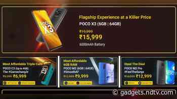 Poco Days Sale on Flipkart Brings Discounts on Poco X3, Poco C3, Poco M2 and Poco M2 Pro