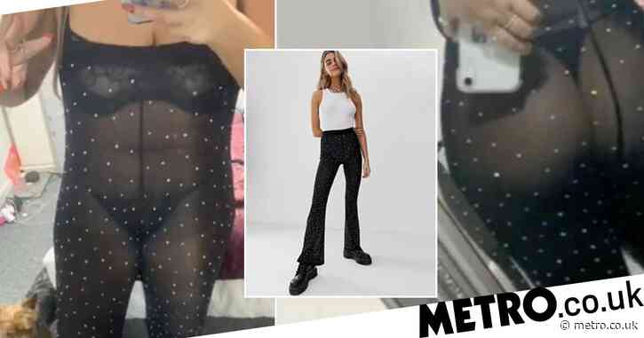 Woman’s ASOS order turns out to be super long and see-through, showing everything underneath