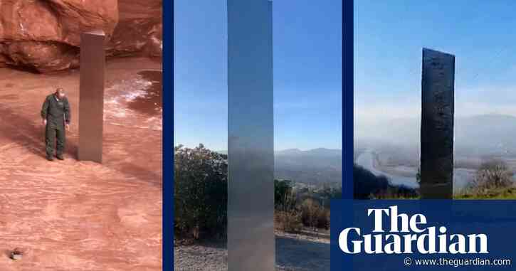 'I guess this is a thing now, right?': monolith appears on California mountain – video report