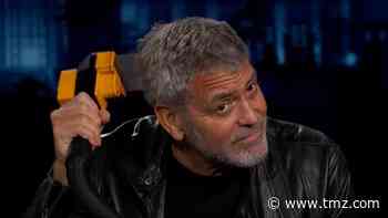 George Clooney Busts Out Flowbee Skills on 'Kimmel'