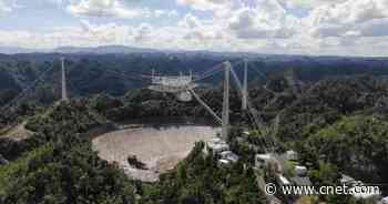 Watch the Arecibo Observatory's catastrophic collapse caught by multiple cameras     - CNET