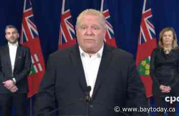 LIVE: Premier Doug Ford announcement pushed to 1:30 p.m.