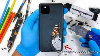 Google Pixel 5 gets durability tested (Video)