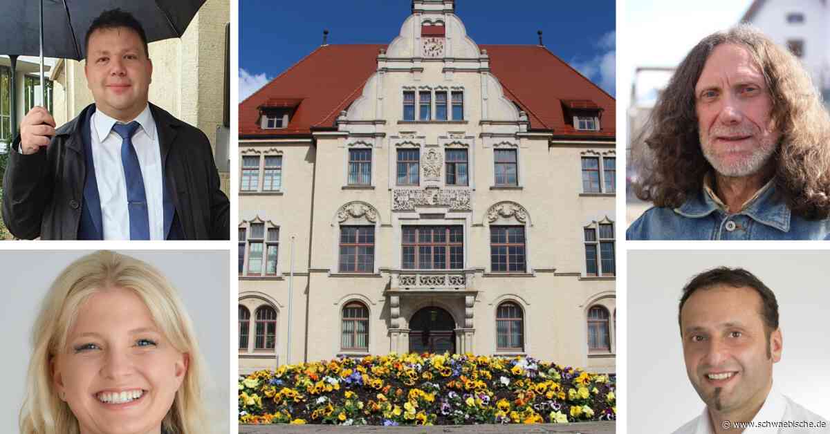 Bewerber für das Trossinger Bürgermeisteramt positionieren sich in einem letzten Kandidatencheck - Schwäbische