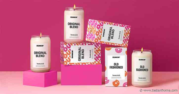 These Dunkin’ Candles Smell JUST Like Fresh Coffee—Here’s Where to Find Them