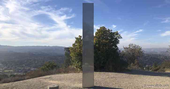 California monolith pops up after finds in Utah, Romania