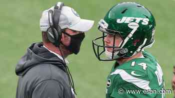 Jets' Gase admits he's failed to develop Darnold
