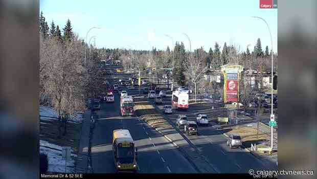 Pedestrian struck by vehicle in east Calgary
