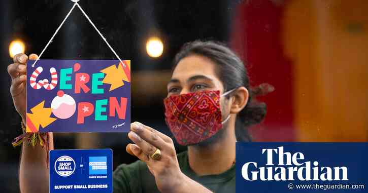 Amex card scheme offers £5 back for £10 spent in small businesses