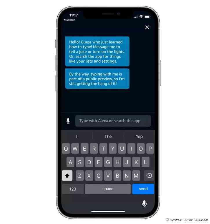 Amazon iOS Users Can Now Text Alexa Questions and Requests