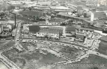Aerial photo shows cars galore at Blackburn's Tommy Ball's