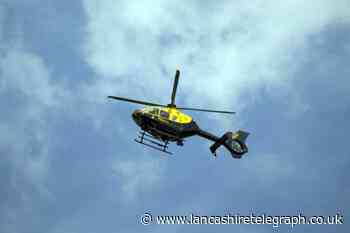 Wanted man arrested thanks to police helicopter in Rossendale