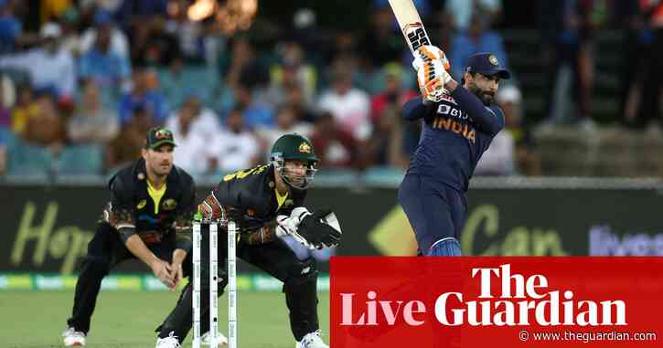 India set Australia 162 to win the first T20 international – live!