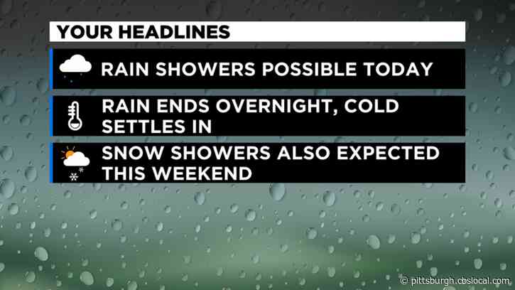 Pittsburgh Weather: Rain Showers Kick Off Cold Weekend