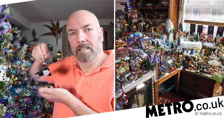 Man spends £27,000 on Christmas decorations to turn his home into a festive wonderland