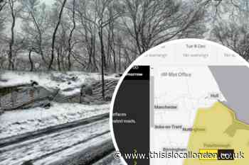 Met Office yellow warning for ice in South London