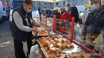 Faute de marché de Noël d'Arras, Bruno installe son étal aux marchés hebdomadaires - L'Avenir de l'Artois