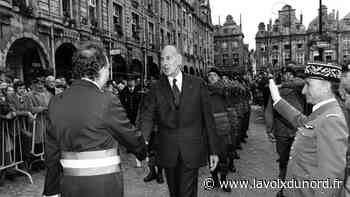 Le président Valéry Giscard d'Estaing de passage à Arras en octobre 1980 - La Voix du Nord