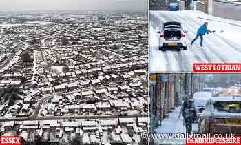 UK Weather: Temperatures hit minus 10 in Scotland as Essex gets snow