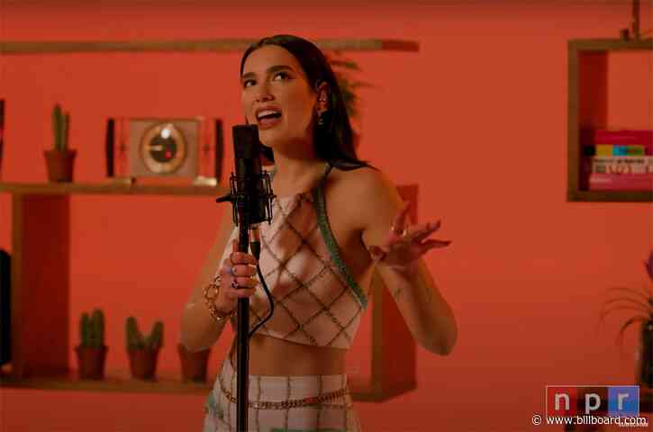 Dua Lipa Throws a Joyful Living Room Party For NPR Tiny Desk Home Concert