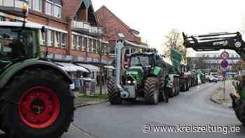 Treckerdemo in Sulingen: Mehr als 100 Landwirte kritisieren Nitratmessstellen - kreiszeitung.de