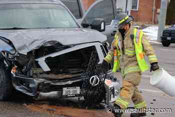 Pedestrian struck in crash