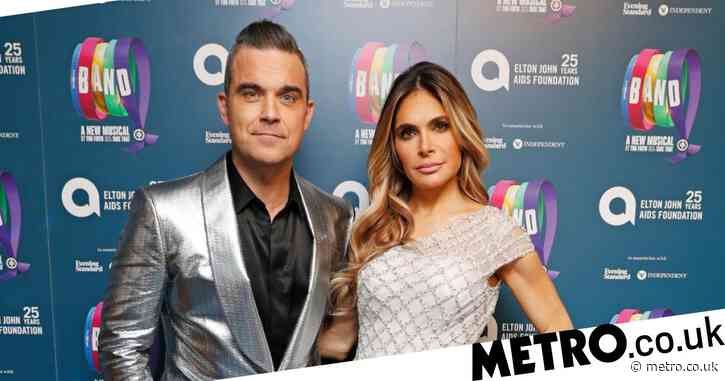 Robbie Williams recalls viral moment when he sang to Ayda Field during labour: ‘It was a joke Mumsnet!’
