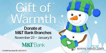 M&T Bank holding "Gift the Warmth" drive amid increased need due to pandemic