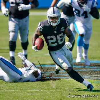 Raiders rule out Jacobs for matchup against Jets