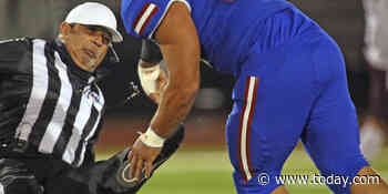 Texas high school football player charges referee after being ejected from the game