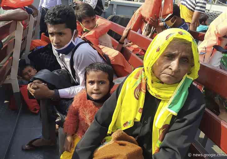 First Rohingya refugees arrive at isolated Bangladesh island - Associated Press