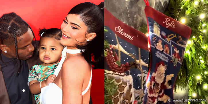 Kylie Jenner Reveals Her Christmas Decorations, No Stocking for Travis Scott